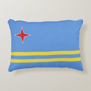 Almofada Decorativa Bandeira de Aruba