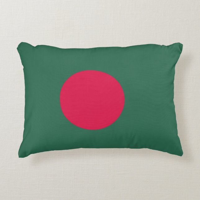 Almofada Decorativa bandeira de Bangladesh (Frente)
