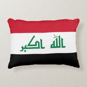 Almofada Decorativa Bandeira de Iraque