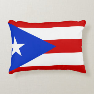 Almofada Decorativa Bandeira de Porto Rico