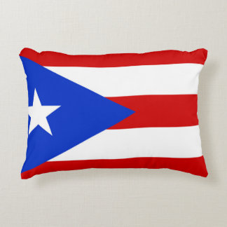 Almofada Decorativa Bandeira de Porto Rico
