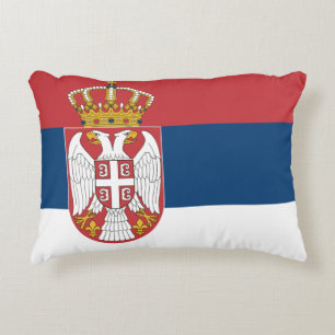 Almofada Decorativa Bandeira de Serbia