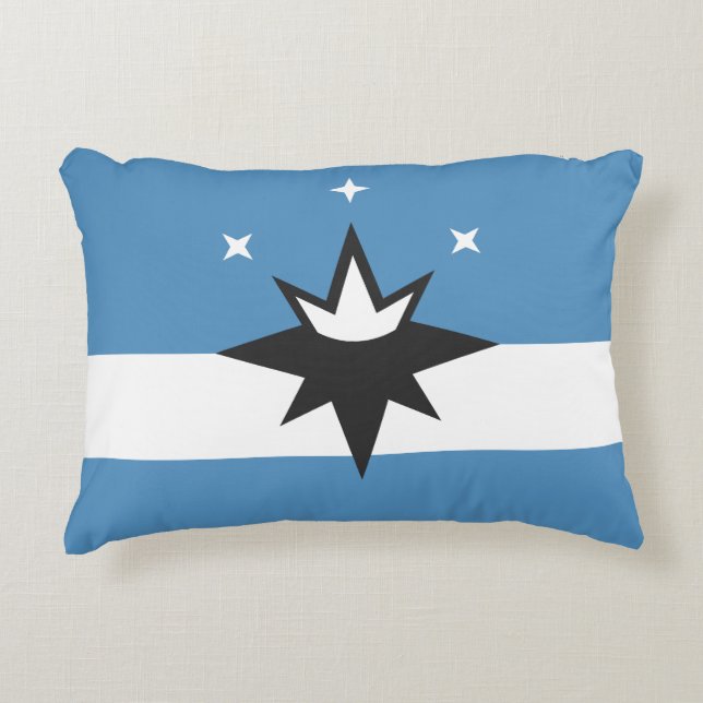 Almofada Decorativa Bandeira de Springfield, Missouri (Frente)