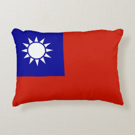 Almofada Decorativa Bandeira de Taiwan
