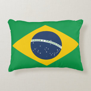 Almofada Decorativa Bandeira do Brasil