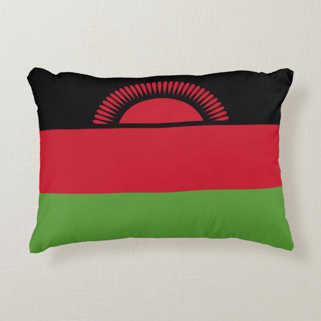Almofada Decorativa Bandeira do Malawi (Frente)