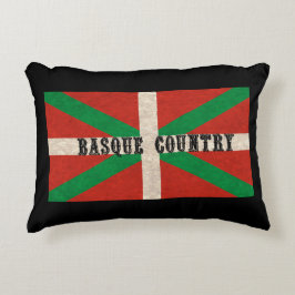 Almofada Decorativa Bandeira do País Basco Estilizado