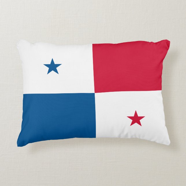 Almofada Decorativa Bandeira do Panamá (Frente)
