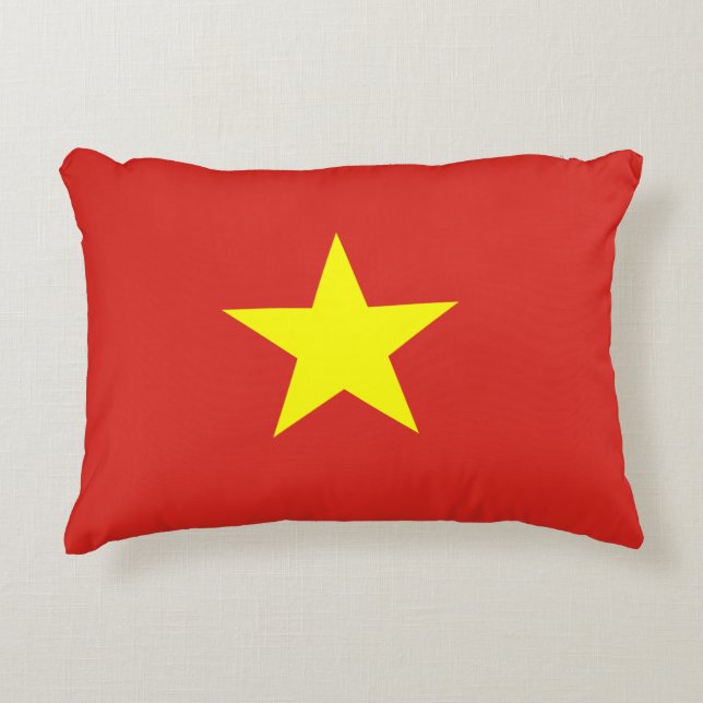 Almofada Decorativa bandeira do Vietname (Frente)