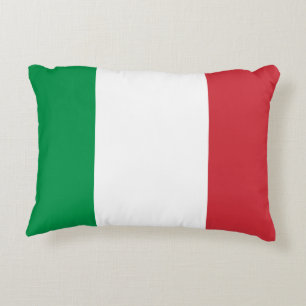 Almofada Decorativa Bandeira nacional do mundo de Italia