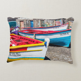 Almofada Decorativa Barcos de Pesca Coloridos, Cabo Verde