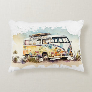 Almofada Decorativa Barramento Hippie Floral Retroativo