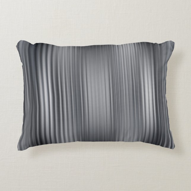 Almofada Decorativa Beautiful abstract vertical grey background with l (Frente)