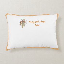 Almofada Decorativa Bebês: Little Birds Kingfisher/Words (OR) -