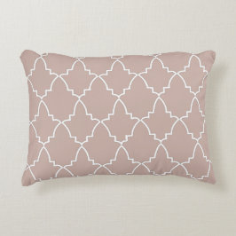 Almofada Decorativa Beige Marroquino Lattice Pattern