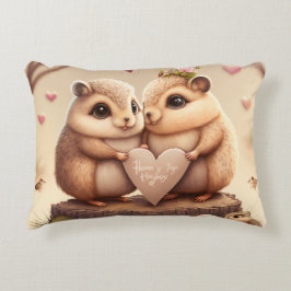 Almofada Decorativa Bela caricatura de ursos