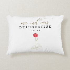 Almofada Decorativa Beleza e a Festa de Engajamento do Monstro