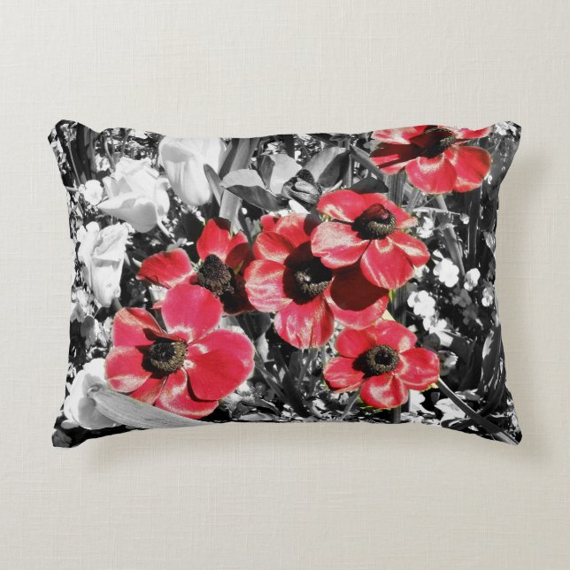 Almofada Decorativa Beleza Seletiva - Travesseiro do Anemone Blossoms (Frente)