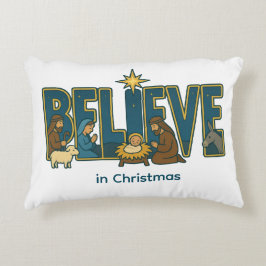 Almofada Decorativa Believe nativity 