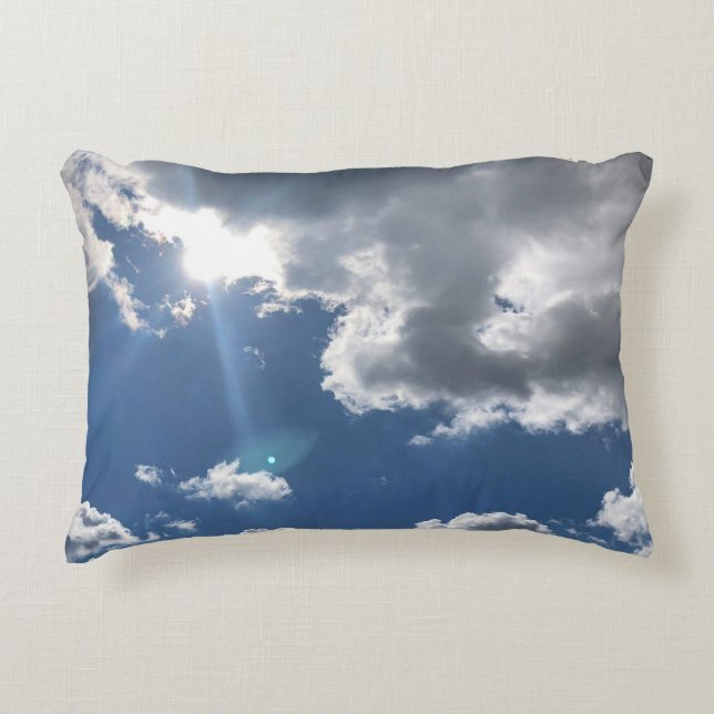 Almofada Decorativa Belo Dia Brilhante (Frente)