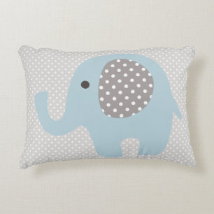 Almofada Decorativa Belo Elefante Azul