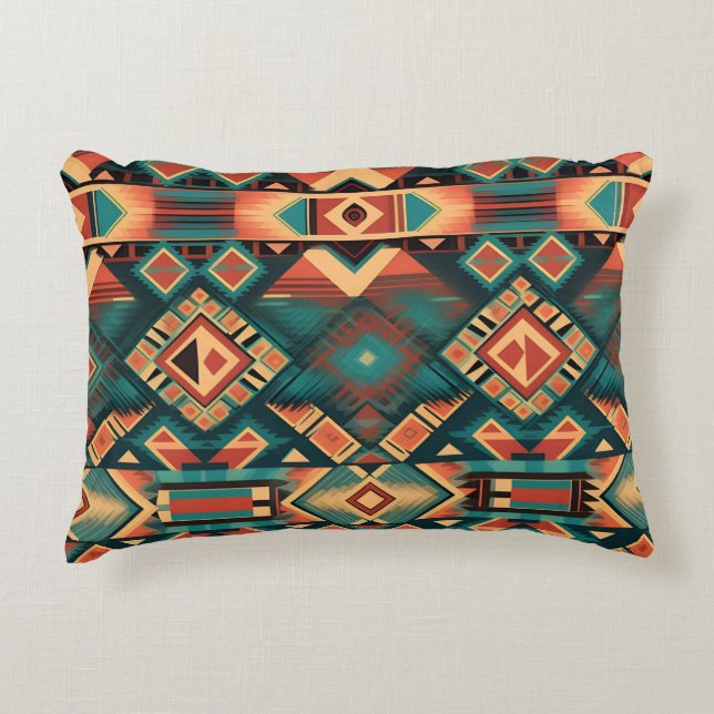 Almofada Decorativa Belo Travesseiro de Destaque Aztec (Frente)