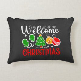 Almofada Decorativa Bem-vindo Natal