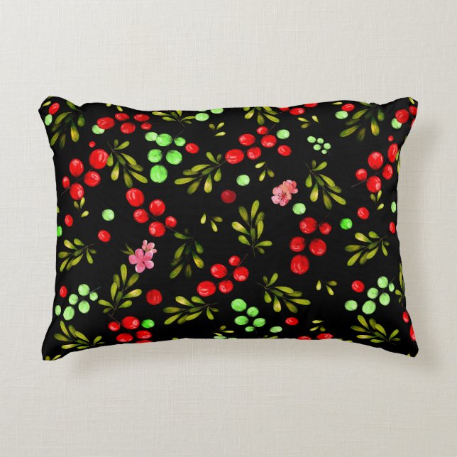 Almofada Decorativa Berries Pattern (Frente)