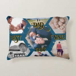 Almofada Decorativa  "Best Dad Since" personalizable