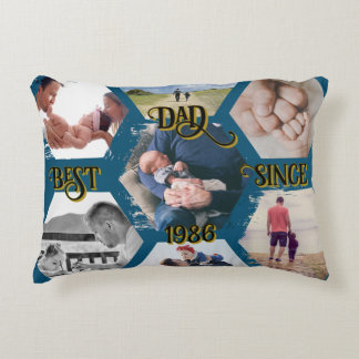 Almofada Decorativa  "Best Dad Since" personalizable