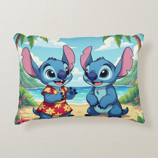 Almofada Decorativa Beste Freunde fürs Leben – Lilo & Stitch   (Frente)