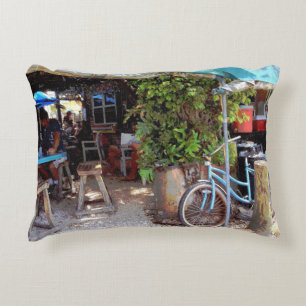Almofada Decorativa Bicicleta Azul