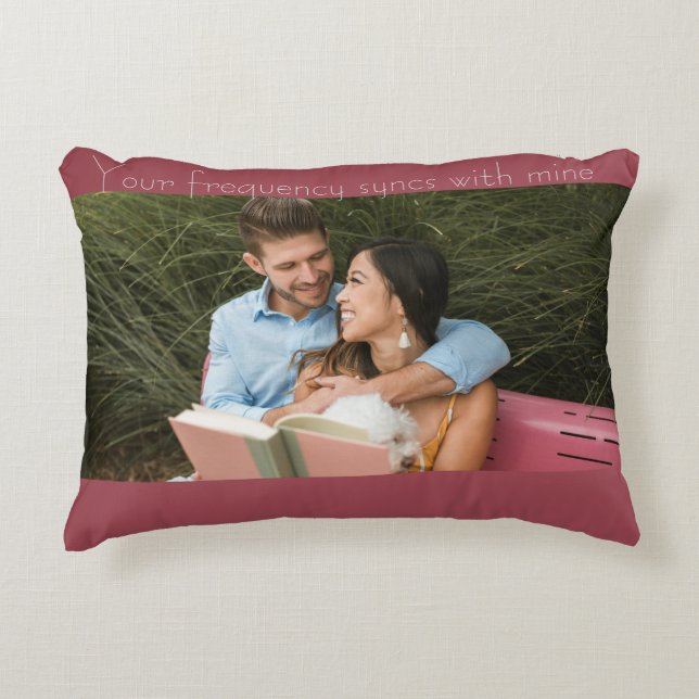 Almofada Decorativa Bilhete de amor (Frente)