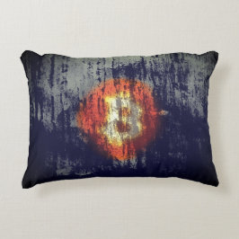 Almofada Decorativa Bitcoin Resilient Art