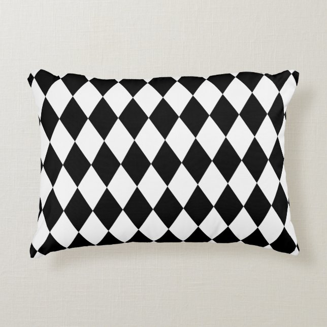 Almofada Decorativa Black Harlequin (Frente)