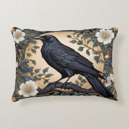 Almofada Decorativa Black Raven William Morris Inspirado