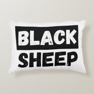 Almofada Decorativa Black Sheep Bold Distressed Rebel Streetwear Art