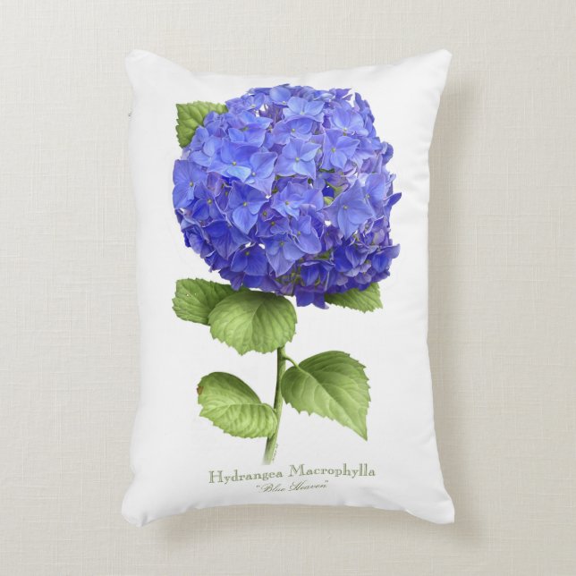 Almofada Decorativa Blue Hydrangea (Frente(Vertical))