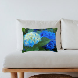 Almofada Decorativa Blue Hydrangea Blooms Floral