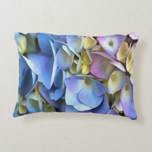 Almofada Decorativa Blue Hydrangea Shrub Artístico Bossom