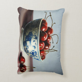 Almofada Decorativa Blue Porcelain & Cherries