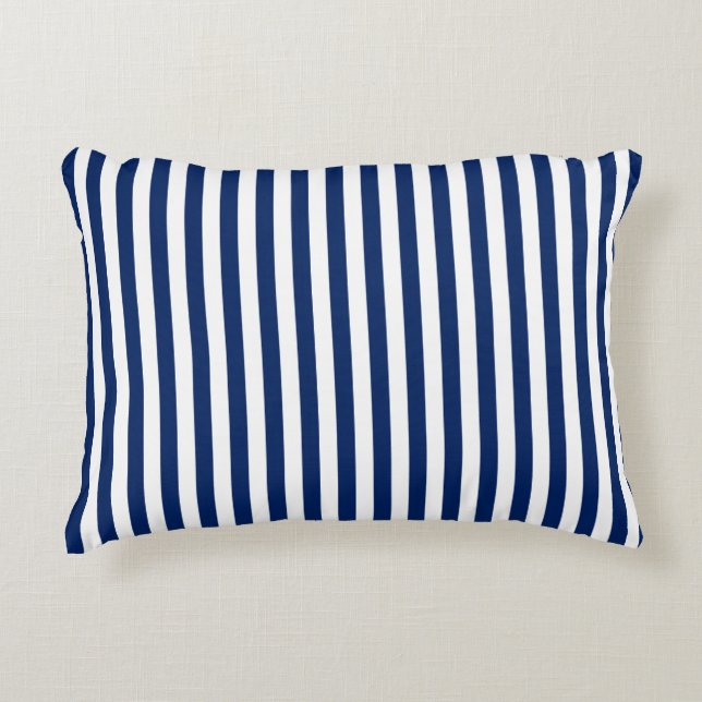 Almofada Decorativa Blue Striped (Frente)