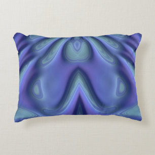 Almofada Decorativa ~BLUEBELLS Blue Violet Design Fractal ~