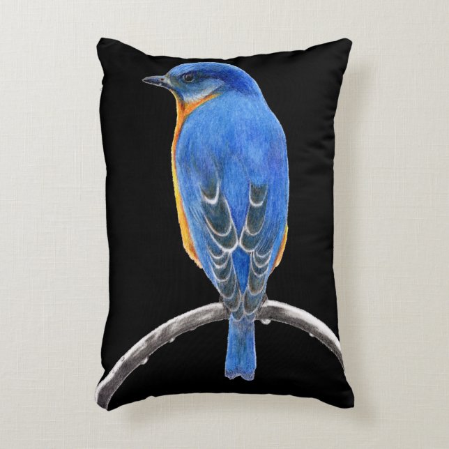 Almofada Decorativa Bluebird (Frente(Vertical))