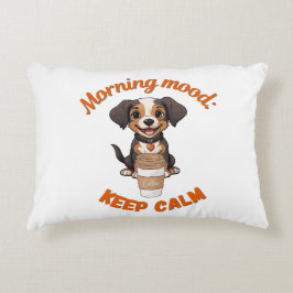 Almofada Decorativa Boas Víblias e Café - Arco Digital Puppy Playful