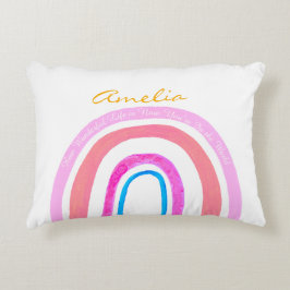 Almofada Decorativa Boho 'Agora Que Você Está No Mundo'