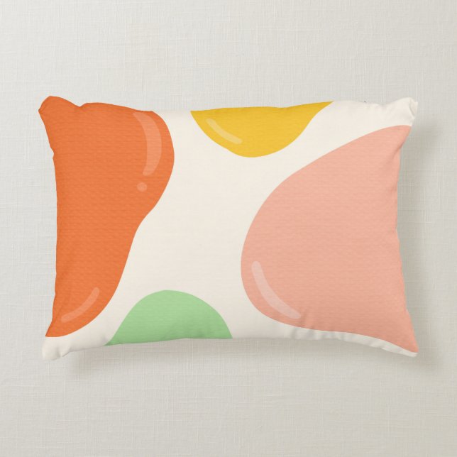 Almofada Decorativa Bolhas de Pastel (Frente)