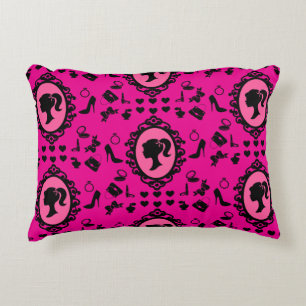 Almofada Decorativa Boneca Brilhante Fashion Glam-Rosa-Rosa
