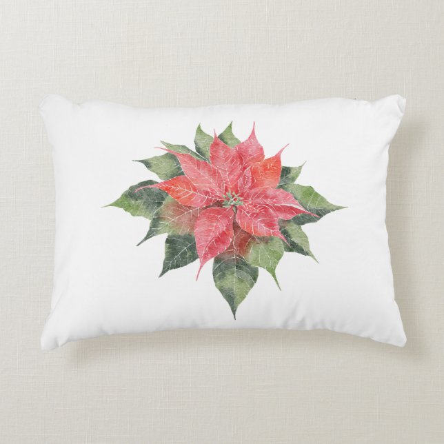 Almofada Decorativa Bonito Poinsettia (Frente)