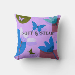 Almofada Decorativa Borboleta Floral Soft & Steady